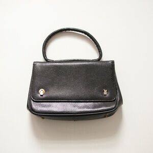 vtg leather handbag